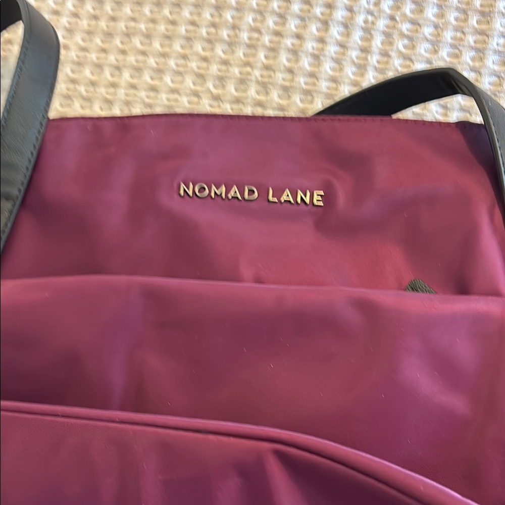 Origami Bag -Purple Travel Bag with Structured Design and Gold-Tone Hardware
